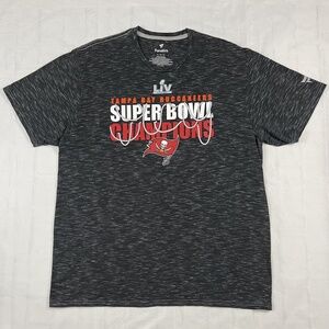 Fanatics Tampa Bay Buccaneers Super Bowl LV Champion Charcoal Tee Size 3XL NWT